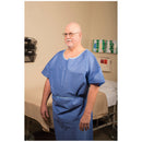 EXAM GOWN, NON-WOVEN, 36"X48" BLUE, SMS, XL, 50/CS, SOLD AS CASE GRAHAM 51