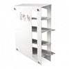 MAGNETIZED PIPETTE STORAGE RACK, 11.4" X 3.3" X 15.5", RED, SOLD AS EACH GLOBE 10001076 - BriteSources