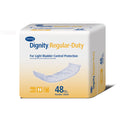 DIGNITY® SUPER-DUTY PAD, FOR LIGHT TO MODERATE PROTECTION, 4" X 12", WHITE, 25/BG, 8 BG/CS, SOLD AS CASE HARTMANN 28