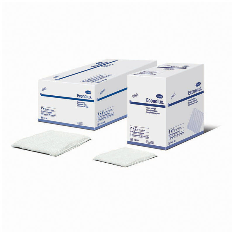 GAUZE SPONGE, 4" X 4", 12-PLY, STERILE 2S, 2/PK, 25 PK/BX, 24 BX/CS, SOLD AS CASE HARTMANN 28