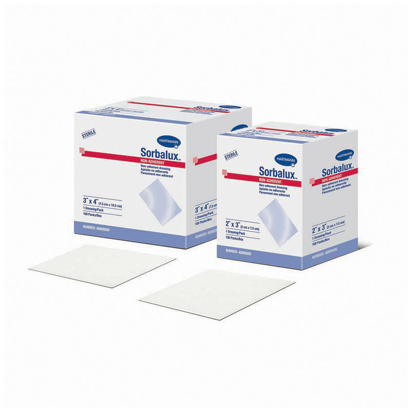 HARTMANN USA SORBALUX® NON-ADHERENT DRESSINGS DRESSING NONADHERENT ST3X4 100/BX 24BX/CS