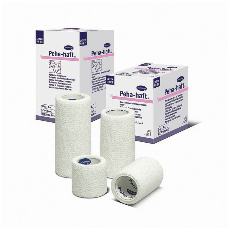Hartmann Usa Peha-Haft Cohesive Conforming Gauze Bandage Cohesive Bandage 4X4.5 Yd Lf140/Cs -932444 - BriteSources