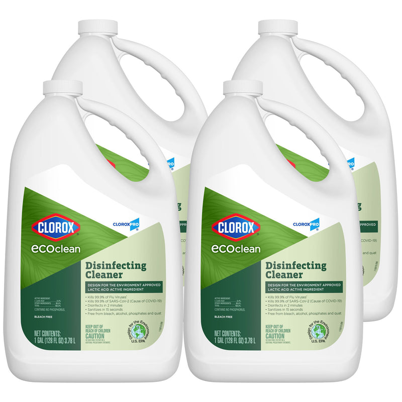 CLOROX ECOCLEAN™ DISINFECTANT CLEANER CLEANER DISINFECTANT ECOCLEAN128OZ 4/CS