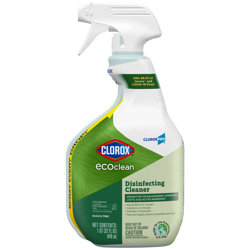 CLOROX ECOCLEAN™ DISINFECTANT CLEANER CLEANER DISINFECTANT ECOCLEAN32OZ 9/CS