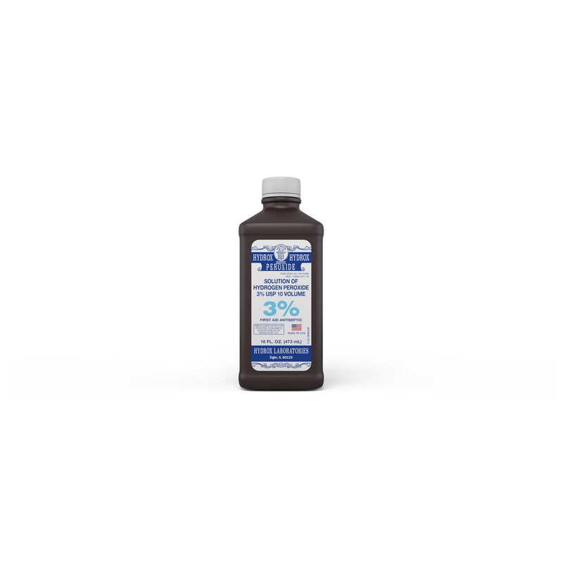 HYDROGEN PEROXIDE 3%, 1 GAL, 4 GAL/CS, SOLD AS CASE HYDROX 10000914