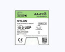 10/0 NYLON SUTURE, BLACK MONO, 4"/10CM, DR4, 4MM 3/8 CIRCLE, 12/BX, SOLD AS BOX SURGICAL 71