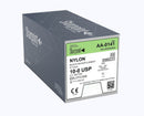 10/0 NYLON SUTURE, BLACK MONO, 5"/13CM, DR5, 5MM 3/8 CIRCLE, 12/BX, SOLD AS BOX SURGICAL 71