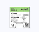 10/0 NYLON SUTURE, BLACK MONO, 1"/2.5CM, BRM5, 5MM BICURVE, 12/BX, SOLD AS BOX SURGICAL 71