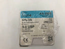 9/0 NYLON SUTURE, BLACK MONO, 5"/13CM, DRM4, 4MM 3/8 CIRCLE, 12/BX, SOLD AS BOX SURGICAL 71