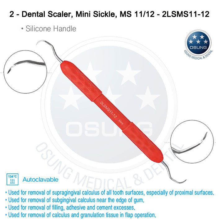 Dental Micro Scaler SMS11-12 Comfort Edition With Cassette 5 Pcs - Osung USA