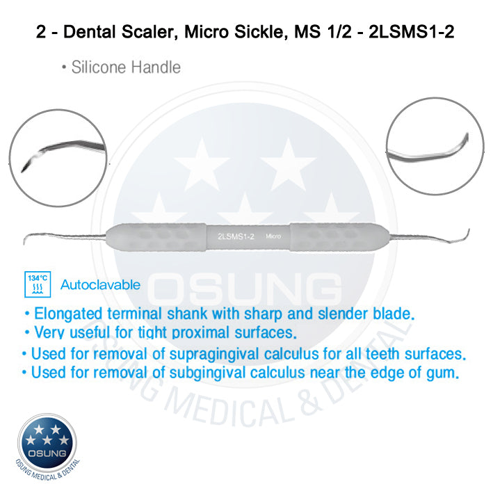 Dental Micro Scaler SMS1-2 Comfort Edition With Cassette 5 Pcs - Osung USA