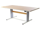 BI-LEVEL ACTIVITY/ COMPUTER TABLE, 48"L X 14"W X 16"W, RECTANGULAR, POWER ADJUSTABLE, AVAILABLE IN ALL FINISHES, INDICATE COLOR CO, SOLD AS EACH POPUL