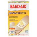 J&J Band-Aid Adhesive Bandages - Antibiotic Bandage Adh Antibioticasst Szs 20/Bx 24Bx/Cs -005570 - BriteSources