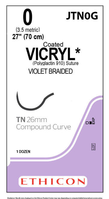 Ethicon Wound Closure Products Port Closure Needle Coated0 27 In -JTN0G - BriteSources