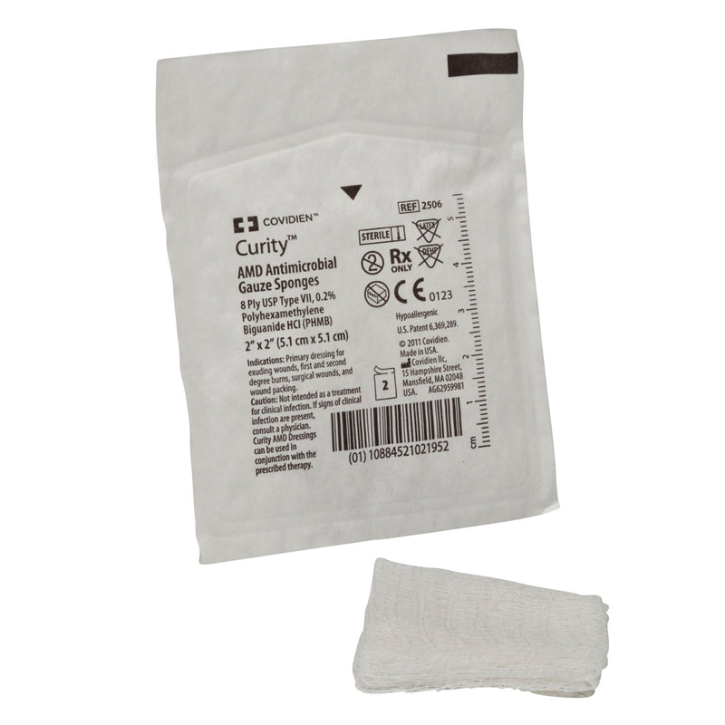 GAUZE SPONGE, 4" X 4", 12-PLY, STERILE 10S IN SOFT POUCH, 100/BG, 16 BG/CS, SOLD AS CASE CARDINAL 261