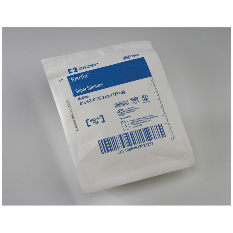 KERLIX SUPER SPONGE, MEDIUM, 6" X 6¾", STERILE 10S, 480/CS, SOLD AS CASE CARDINAL 261