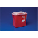 NOVAPLUS SHARPSAFETY™ SAFETY IN ROOM SHARPS CONTAINER, COUNTERBALANCE LID, CLEAR, 5 QUART, 20/CS, SOLD AS CASE CARDINAL 261
