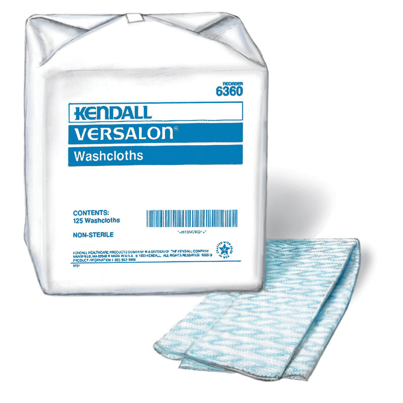 WASHCLOTH, APERTURED FINISH, BLUE, 9 3/8" X 13½", 125/BG, 4 BG/CS, SOLD AS CASE CARDINAL 261