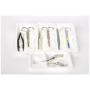 SUTURE REMOVAL KIT, LITTAUER 4 1/2" SCISSORS, THUMB FORCEPS 4-5", 3" X 3" GAUZE, 12-PLY, 50/CS, SOLD AS CASE CARDINAL 261