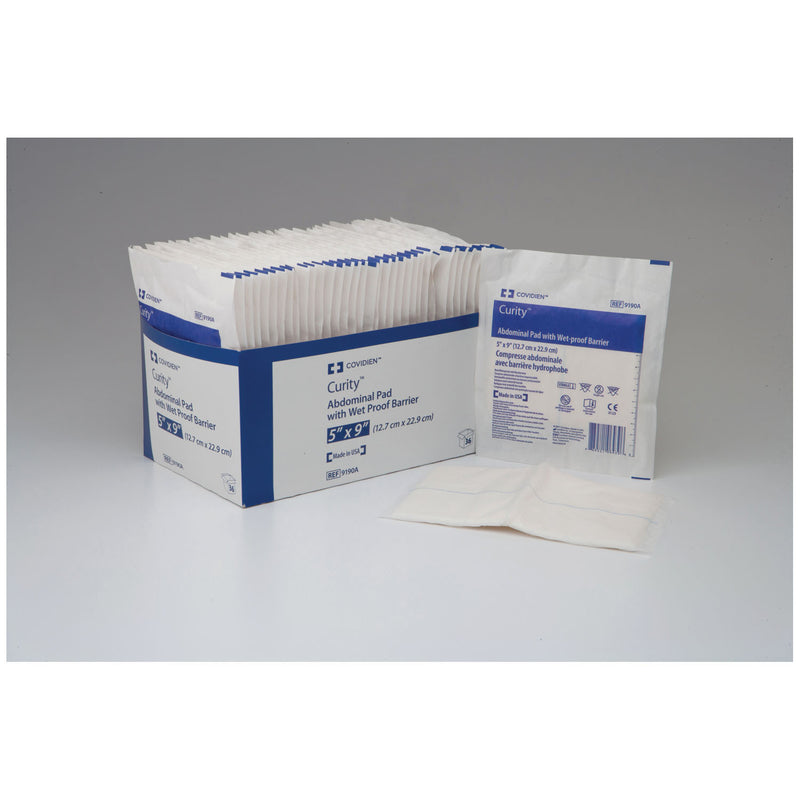 ABDOMINAL PAD, 8" X 10", STERILE, 1S, 18/TRAY, 12 TRAY/CS, SOLD AS CASE CARDINAL 261