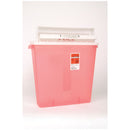 SHARPSTAR, 4 GAL, TRANSPARENT RED, COUNTER BALANCED LID, 10/CS, SOLD AS CASE CARDINAL 261