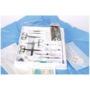 UMBILICAL VESSEL CATHETER INSERTION TRAY, NO CATHETER, FINE TIP FORCEPS, 5/CS, SOLD AS CASE CARDINAL 261
