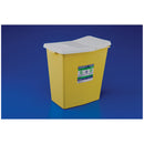 SHARPS CONTAINER, 18 GAL, YELLOW, SLIDING LID, 6" ROUND OPENING, 26"H X 12¾"D X 18¼"W, 5/CS, SOLD AS CASE CARDINAL 261