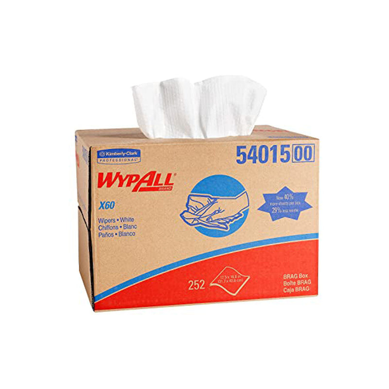 X60 CLOTH, 12.5" X 16.8", WHITE, 252 SHEETS/PK, 1 PK/CS, SOLD AS CASE KIMBERLY-CLARK 10001057