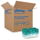 HAND TOWEL, POP-UP BOX, WHITE, 1-PLY, 9" X 10½", 120 SHEET/BX, 18 BX/CS, SOLD AS CASE KIMBERLY-CLARK 10001057