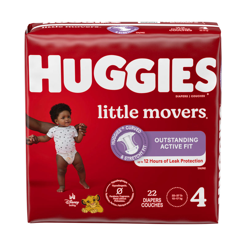 LITTLE MOVERS, SIZE 6, JUMBO PACK, 16/PK, 4 PK/CS, SOLD AS CASE KIMBERLY-CLARK 269