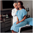 PATIENT GOWN, BLUE, 10/BG, 10 BG/CS, SOLD AS CASE O&M 10000979