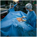 LAPAROTOMY PACK IX, STERILE PACK CONTAINS: BACK TABLE COVER, ZONE-REINFORCED, 44" X 90", LARGE STANDARD SURGICAL GOWN IN OVERWRAP , SOLD AS CASE O&M 1