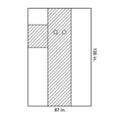 INTERVENTIONAL FEMORAL ANGIOGRAPHY DRAPE, 87" X 135", X-LONG, STERILE, 16/CS, SOLD AS CASE O&M 10000979