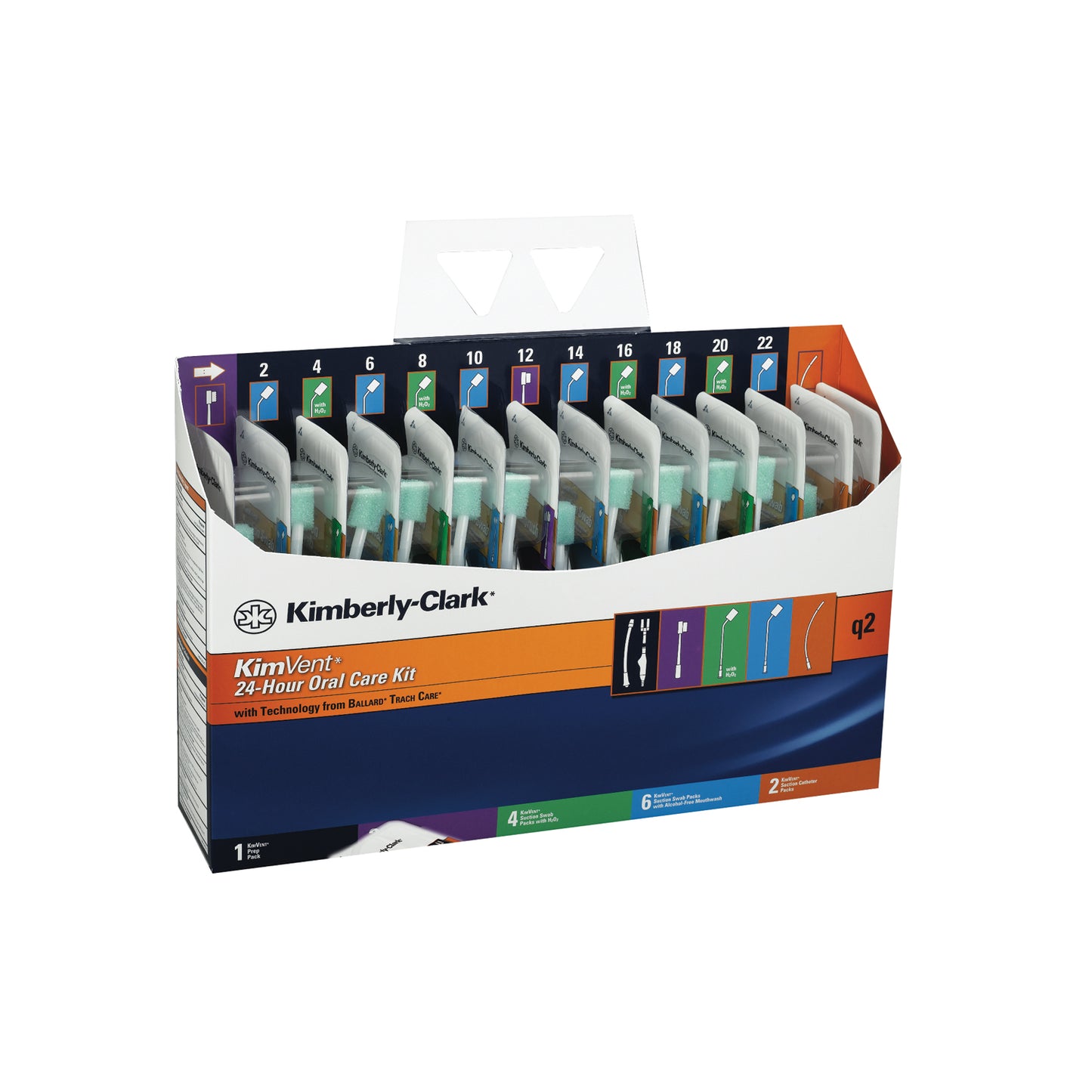 Airlife Kimvent Oral Care Kit Oral Care Q4 Kit Kimvent 16/Cs -97021