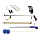 HIP/ KNEE KIT INCLUDES: 26" ECONO REACHER, SOCK AID, 24" STAINLESS SHOEHORN, DRESSING STICK & LONG HANDLE BATH SPONGE, SOLD AS EACH KINSMAN 10000721