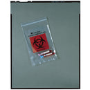 COLLECTION BAG, 6" X 9", RECLOSABLE ADHESIVE CLOSURE, BIOHAZARD BLACK/ RED PRINT, 1000/CS, SOLD AS CASE MEDEGEN 10000958