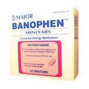 BANOPHEN™, MINI-TABS, 25MG, 24S, COMPARE TO BENADRYL® MINI-TABS, 24/CS, NDC