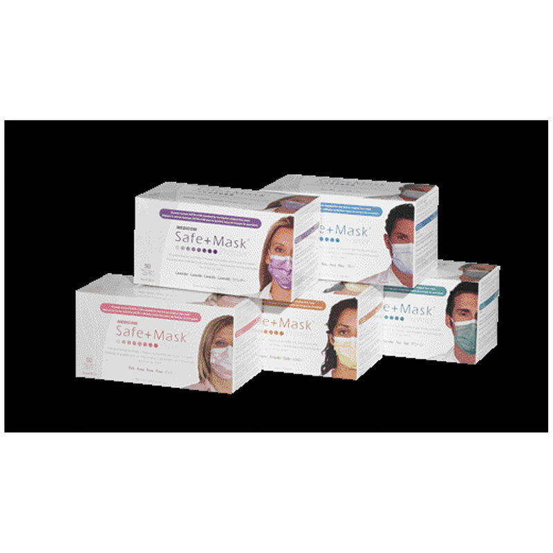 EARLOOP MASK, ASTM LEVEL 1, WHITE, 50/BX, 10 BX/CS, SOLD AS CASE MEDICOM, 10000404