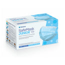 SAFEMASK® JUNIOR EARLOOP FACE MASK, ASTM L1, BLUE, 50/BX, 10 BX/CS, SOLD AS CASE MEDICOM, 10000404