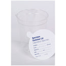 SPECIMEN CONTAINER, 4.5 OZ, PURPLE LID, TRANSLUCENT, GRADUATED , INDIVIDUALLY PACKAGED, 100/CS, SOLD AS CASE MEDEGEN 10000958