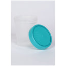 SPECIMEN CONTAINERS, TURQUOISE LIQUAGUARD® LID, 500/CS, SOLD AS CASE MEDEGEN 10000958