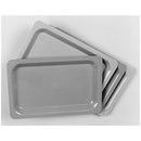 SERVICE TRAY, RECTANGULAR, REUSABLE, 9" X 6", DUSTY ROSE, 12/CS, SOLD AS CASE MEDEGEN 10000958