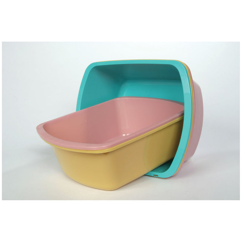 WASH BASIN, RECTANGULAR, 6 QT/ 5.7L, 12.6" X 10" X 4.2", GOLD, 50/CS, SOLD AS CASE MEDEGEN 10000958