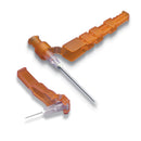 NEEDLE, SAFETY, HYPODERMIC, 21G X 1", HUB COLOR DEEP GREEN, 100/BX, 8 BX/CS, SOLD AS CASE ICU 10000485
