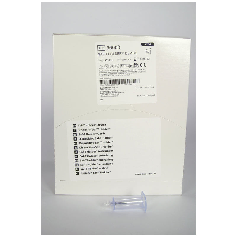 SAF-T HOLDER®, SHORT, MALE LUER ADAPTER, 50/BX, 4 BX/CS, SOLD AS CASE ICU 10000485