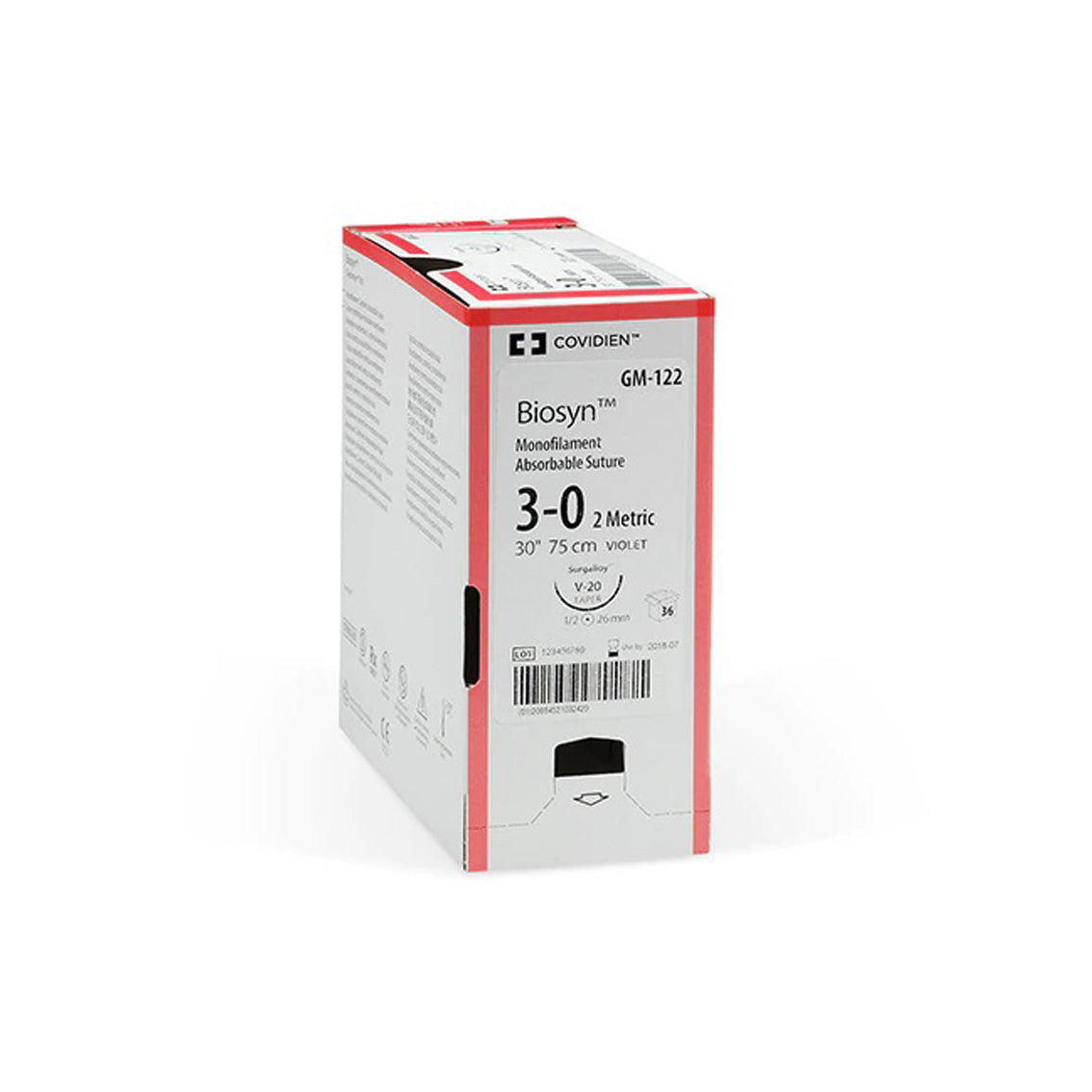 MEDTRONIC BIOSYN™ MONOFILAMENT ABSORBABLE SUTURES SUTURE MONO ABSORB UNDYD 5-0CV23 30 3DZ/BX