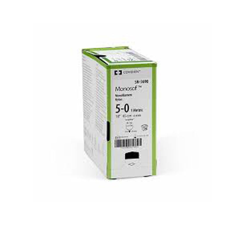 MEDTRONIC MONOSOF™ DERMALON™ MONOFILAMENT NYLON SUTURES SUTURE CLEAR NYLON 5-0 P-1318 1DZ/BX