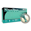 EXAM GLOVES, PF CHLOROPRENE, LATEX-FREE, TEXTURED FINGERS, GREEN, LARGE, 100/BX, 10 BX/CS, SOLD AS CASE ANSELL 202