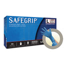 EXAM GLOVES, PF LATEX, TEXTURED, EXTENDED CUFF, BLUE, X-LARGE, 50/BX; 10 BX/CS, SOLD AS CASE ANSELL 202