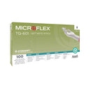 EXAM GLOVES, SOFT PF NITRILE WITH HYDRASOFT, TEXTURED FINGERTIPS, WHITE, X-SMALL, 100/BX, 10 BX/CS, SOLD AS CASE ANSELL 202